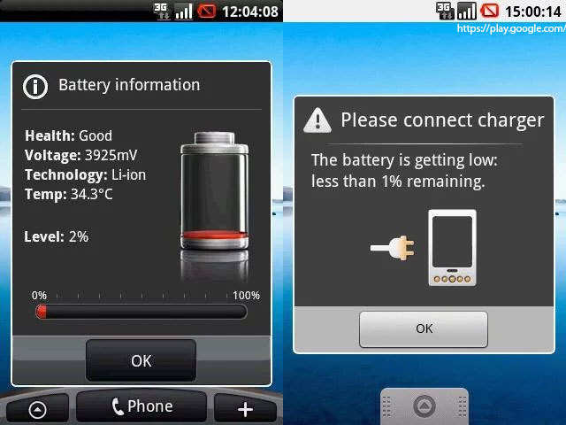 Fake battery