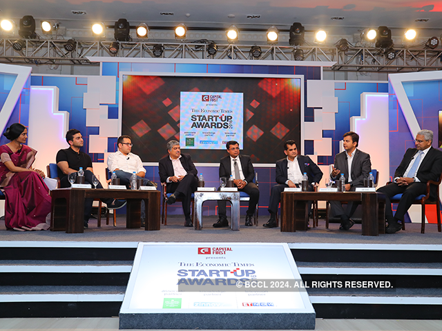 Panel discussion at ET Startup Awards