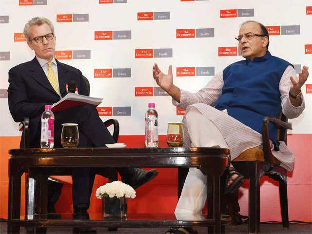 Arun Jaitley at The Economist summit