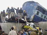 Train accident in Kanpur