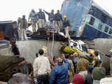 Train accident in Kanpur