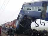 Train accident in Etawah