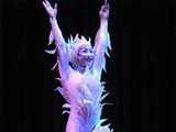 The dress rehearsal of Cirque Du Soleil's Varekai show in London