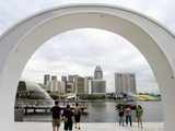 The waterfront at Singapore's business district