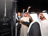 The opening ceremony of the Burj Khalifa tower