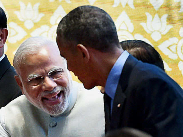 PM Narendra Modi with Barack Obama