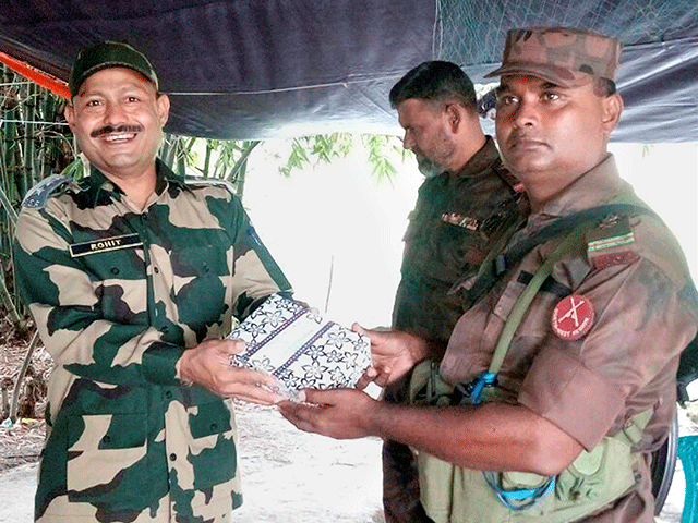 BSF greets Border Guard of Bangladesh