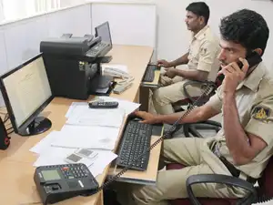 Five constables, with a laptop each, make up the Bengaluru Police social media control room. Five constables, with a laptop each, make up the Bengaluru Police social media control room.