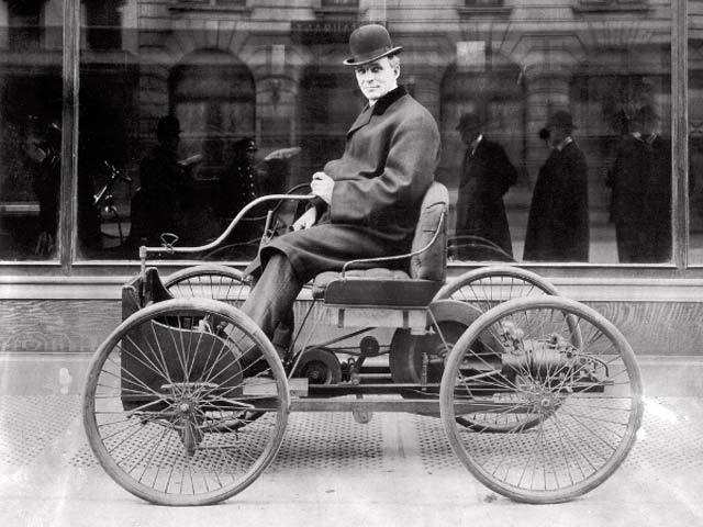 Henry Ford and his automobile