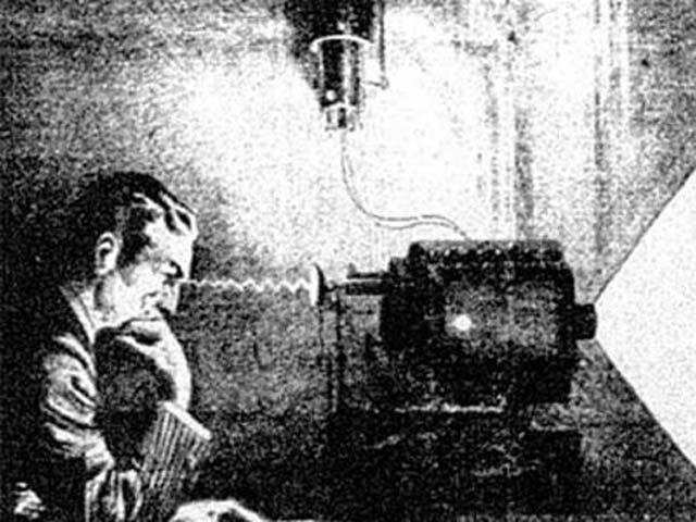 Nikola Tesla and thought camera
