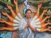 Multi armed Mamata idol at Durga Puja pandal draws crowds