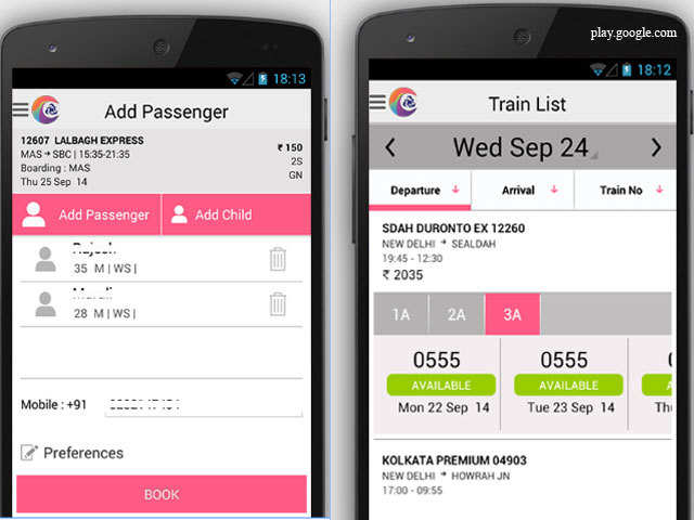 New rail app: Now, book tickets, order meals and more