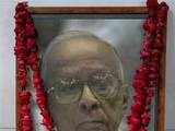 Portrait of the veteran Communist leader in Delhi