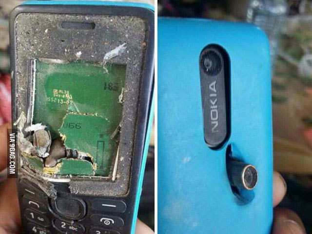 This Nokia phone took a bullet, saves man's life