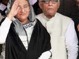 Sheikh Hasina Wajed after paying tribute