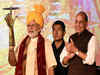 PM Modi given symbolic ‘Sudarshan Chakra' at Dussehra rally in Lucknow