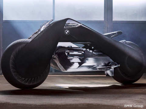 BMW concept motorcycle so safe, no helmet needed - CNET