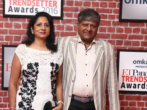 Guests of Honour: Shashi Sinha with wife Ena