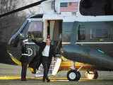 Obama returns to White House from Ohio