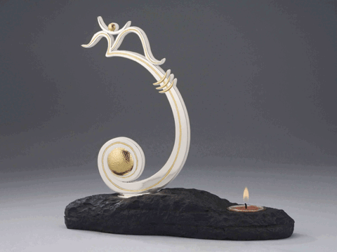 Vihaan t-light holder from Frazer and Haws