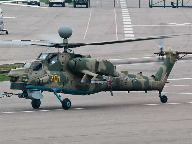 Putin's new super helicopter fires laser guided missiles