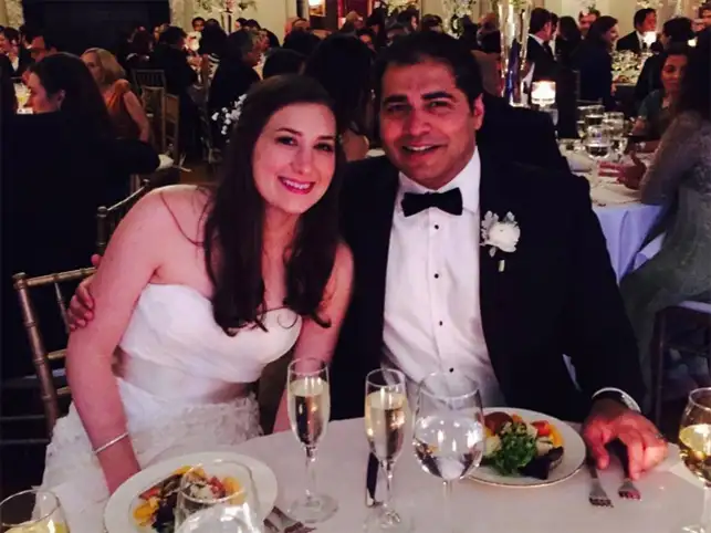 Tavraj and Alexandra at their wedding in the US last year. Tavraj and Alexandra at their wedding in the US last year.