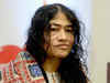 Irom Sharmila attends Malom Massacre anniversary for the first time