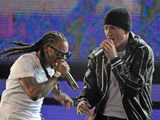 Lil Wayne and Eminem perform