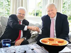 Donald Trump with Shalabh Kumar, a Chicago-based, Indian-American businessman, a big Trump donor and chairman of the Republican Hindu Coalition. Donald Trump with Shalabh Kumar, a Chicago-based, Indian-American businessman, a big Trump donor and chairman of the Republican Hindu Coalition.