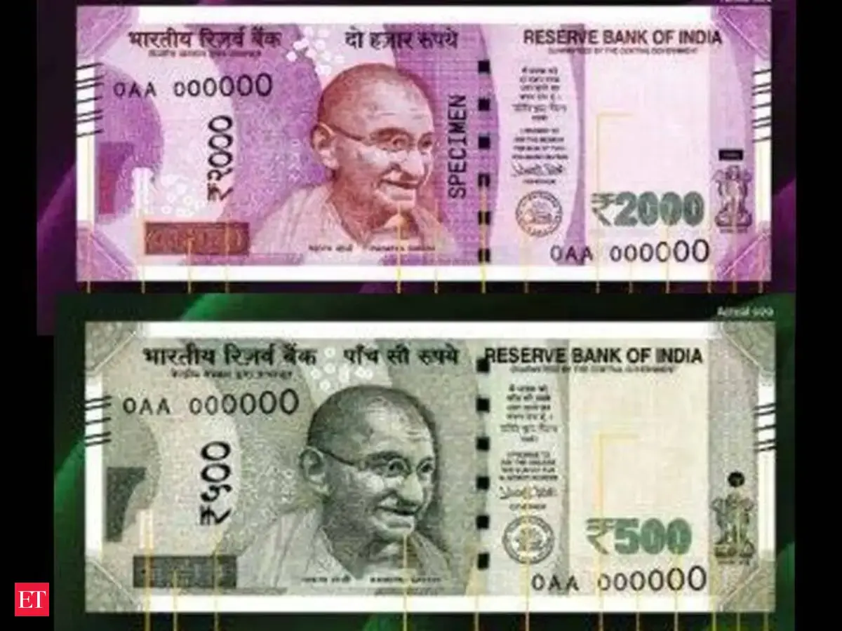 Rbi New Banknote Rs 500 And Rs 2000 The New Rs 500 And Rs 2000