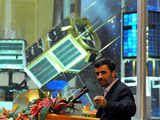 Unveiling ceremony of new satellite rockets