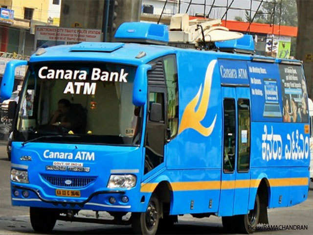 Canara Bank's mobile ATM saves people from long queue
