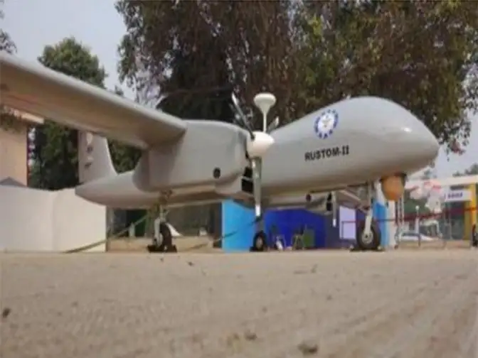 DRDO DRDO s Combat Drone Rustom 2 Flies For The First Time The 