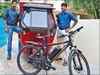 A bicycle that charges up deliveries for startups