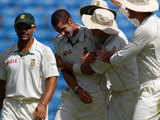 South African players celebrate