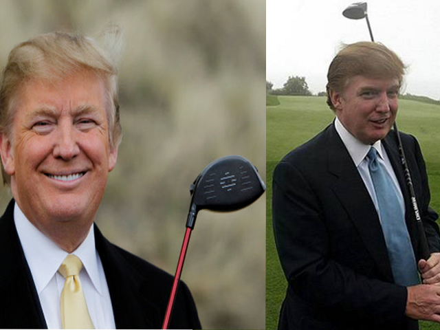 Donald Trump: Playing golf - 5 popular personalities 