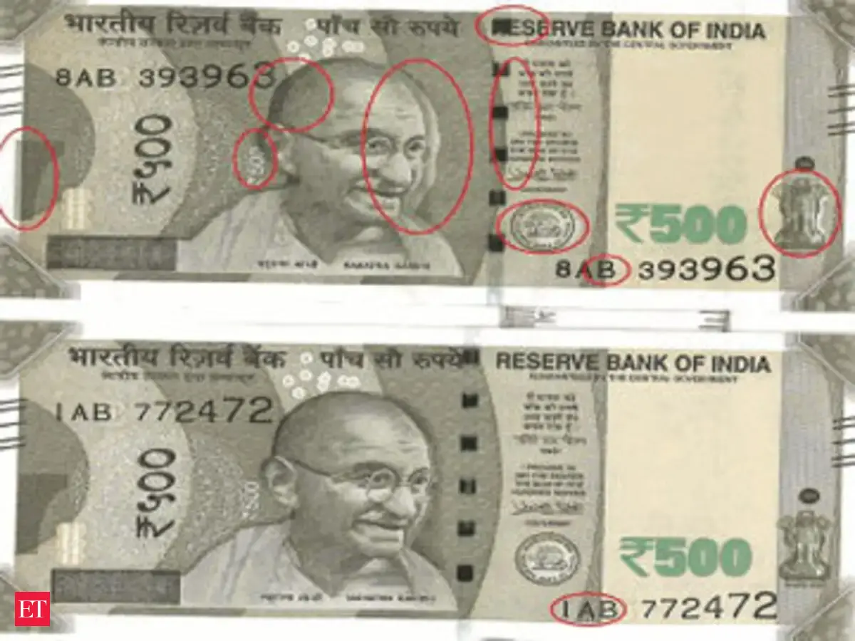 Two variants of the new Rs 500 note surface - The Economic Times Video ...