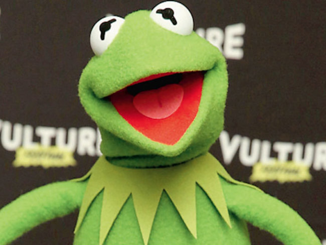 evil kermit doll