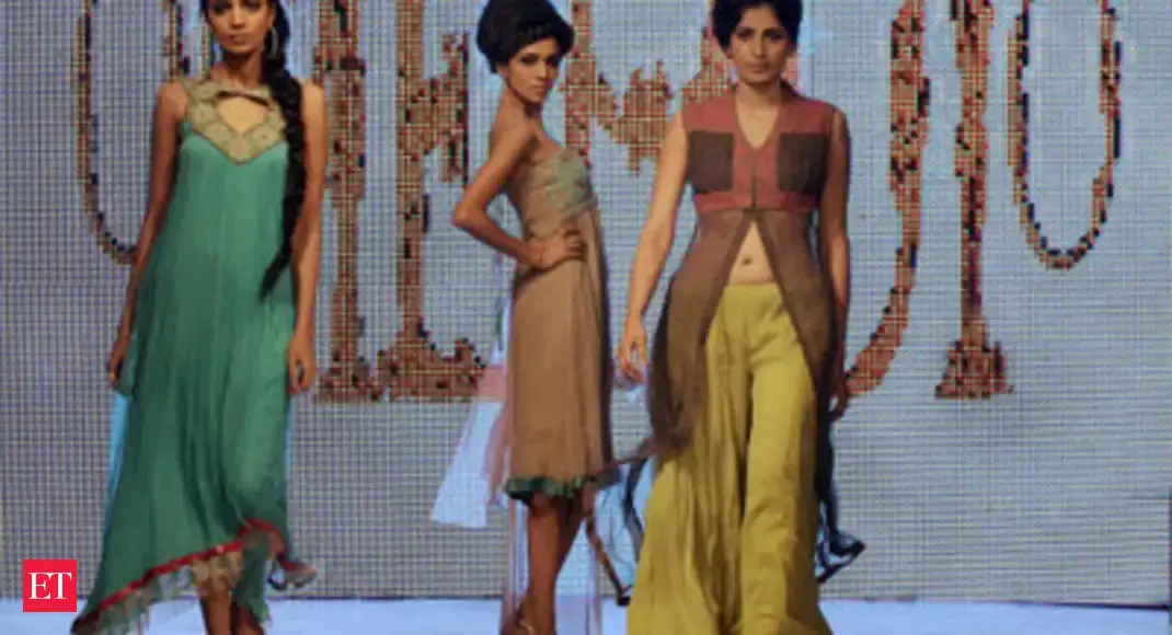 Creation by designer Binish Shafi Rana - | The Economic Times