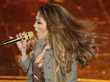 Jennifer Lopez performs in Italy