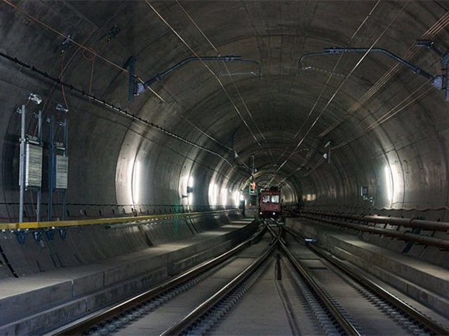 India has close to 20 mountain rail tunnels