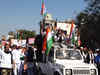 Jaipur: Congress holds protest march, alleges corruption in Annapurna Rasoi scheme