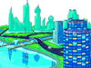 A self-contained area? BDA to Spin KG Layout as a Smart City