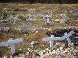 Mass grave of earthquake victims, Port-au-Prince