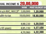 If your annual income is Rs 20,00,000: