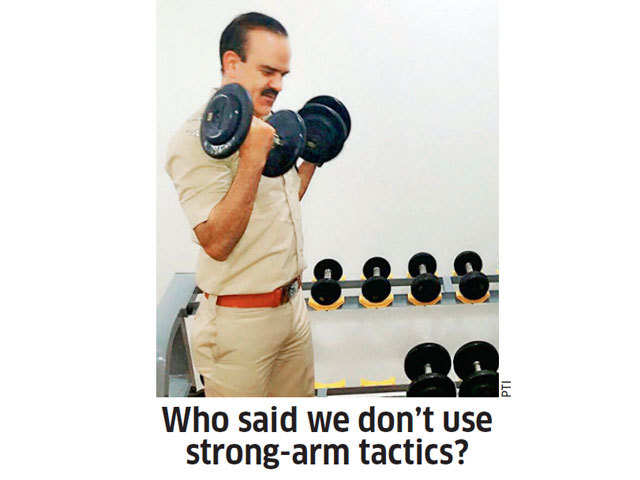 Who said we don't use strong-arm tactics?