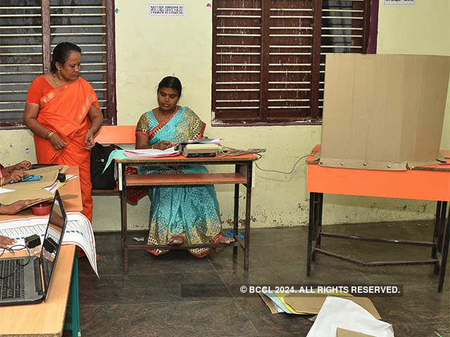 Height of polling booths raised
