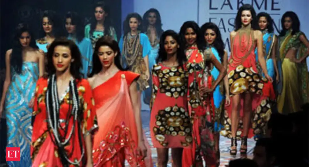 A model showcases Priya Kataria Puri creation - | The Economic Times