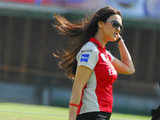 Preity Zinta walking in PCA Stadium Mohali