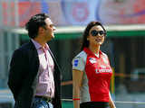 Preity Zinta walking in PCA Stadium Mohali